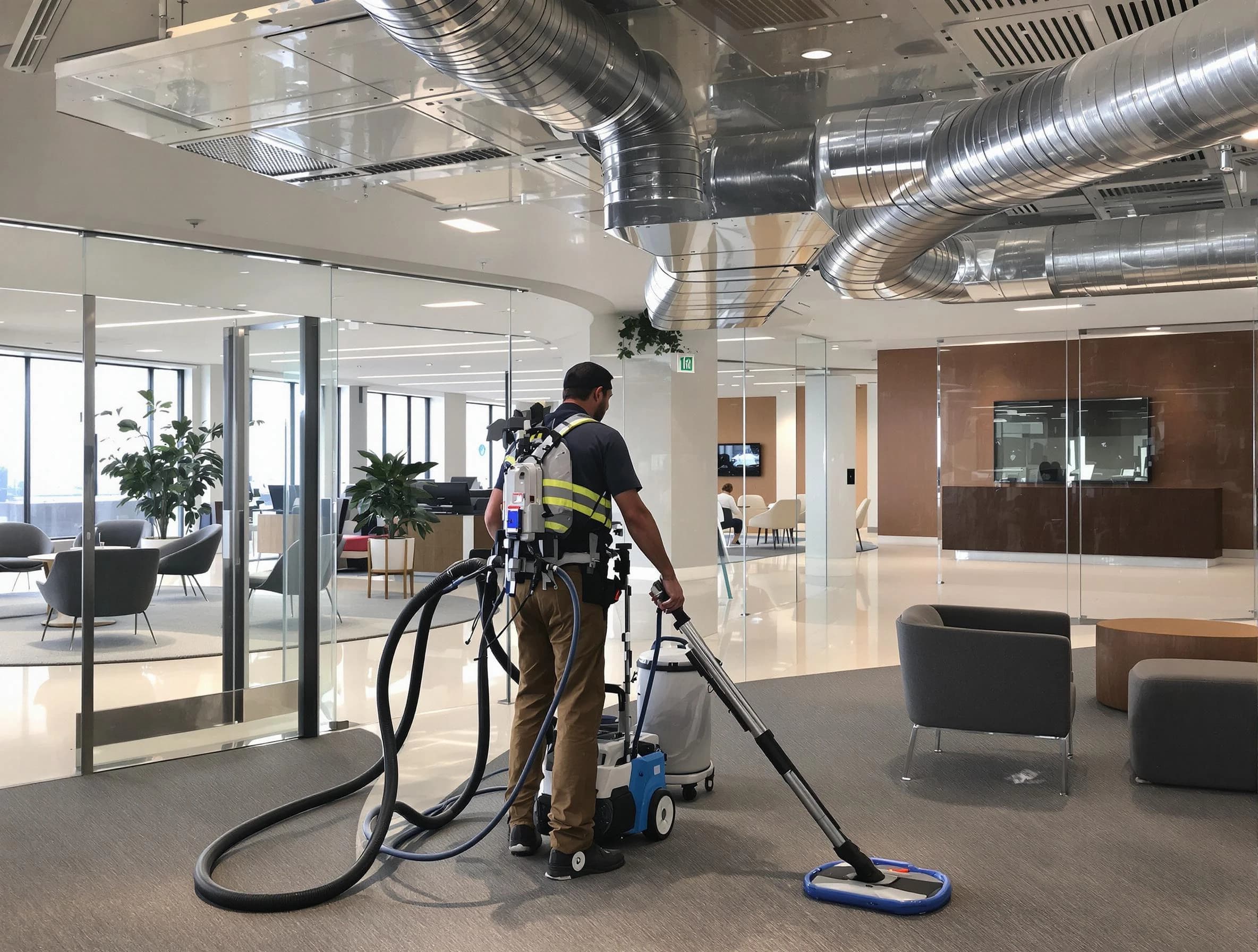 Commercial duct cleaning service by Pleasant Grove Air Duct Cleaning in Pleasant Grove