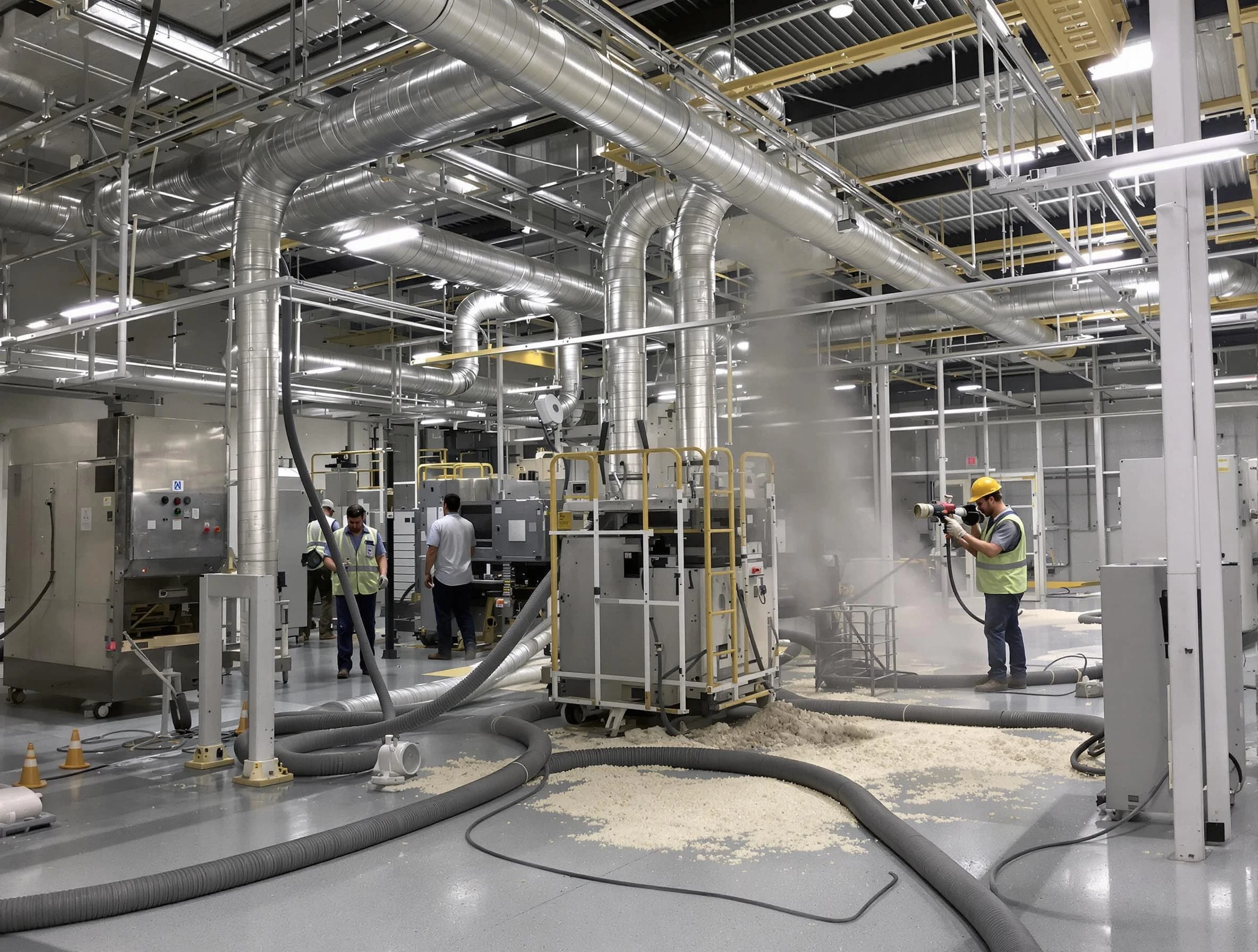 Heavy-duty industrial duct cleaning by Pleasant Grove Air Duct Cleaning in Pleasant Grove