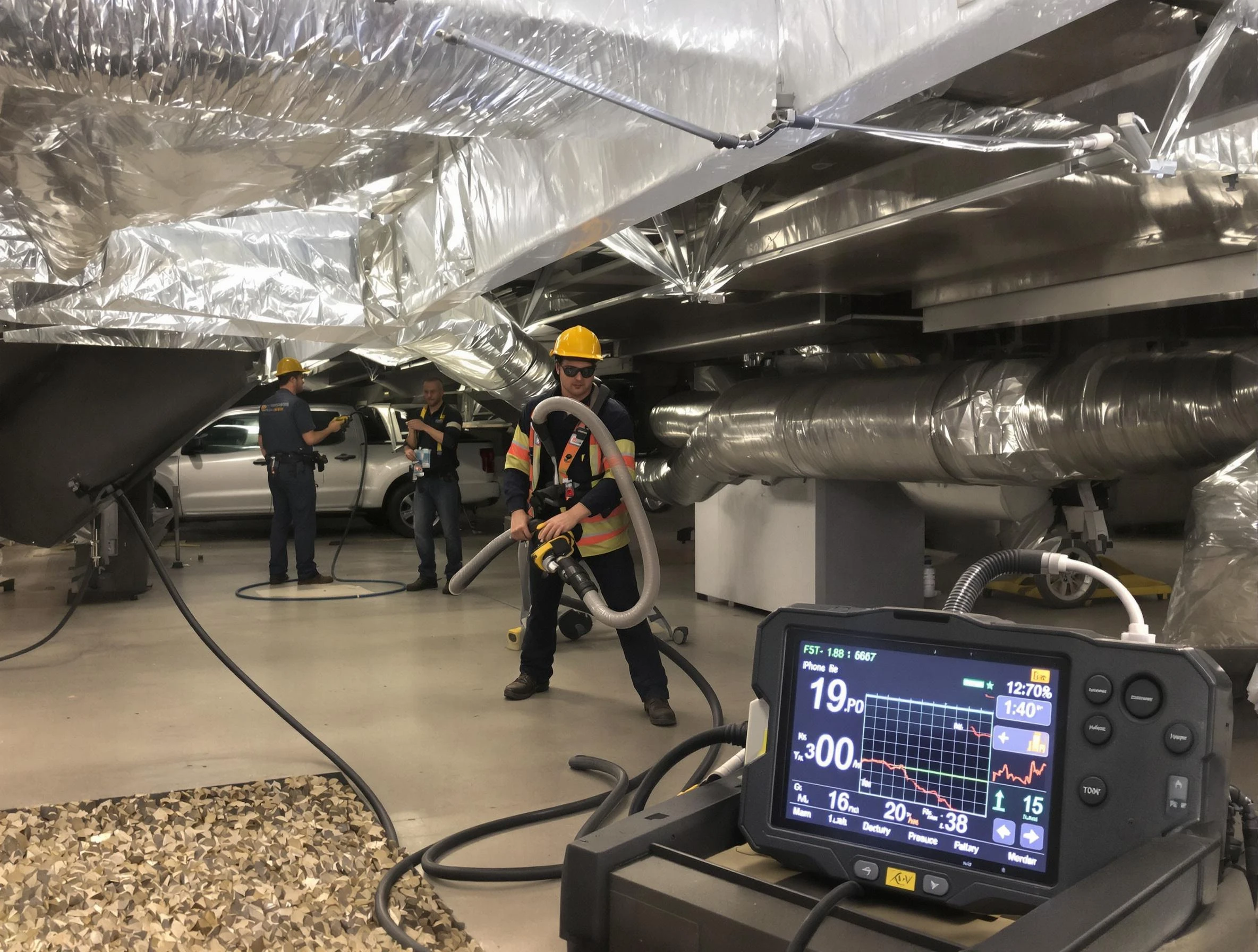 Professional negative pressure duct cleaning by Pleasant Grove Air Duct Cleaning in Pleasant Grove